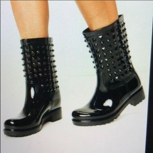 rockstud rain boots